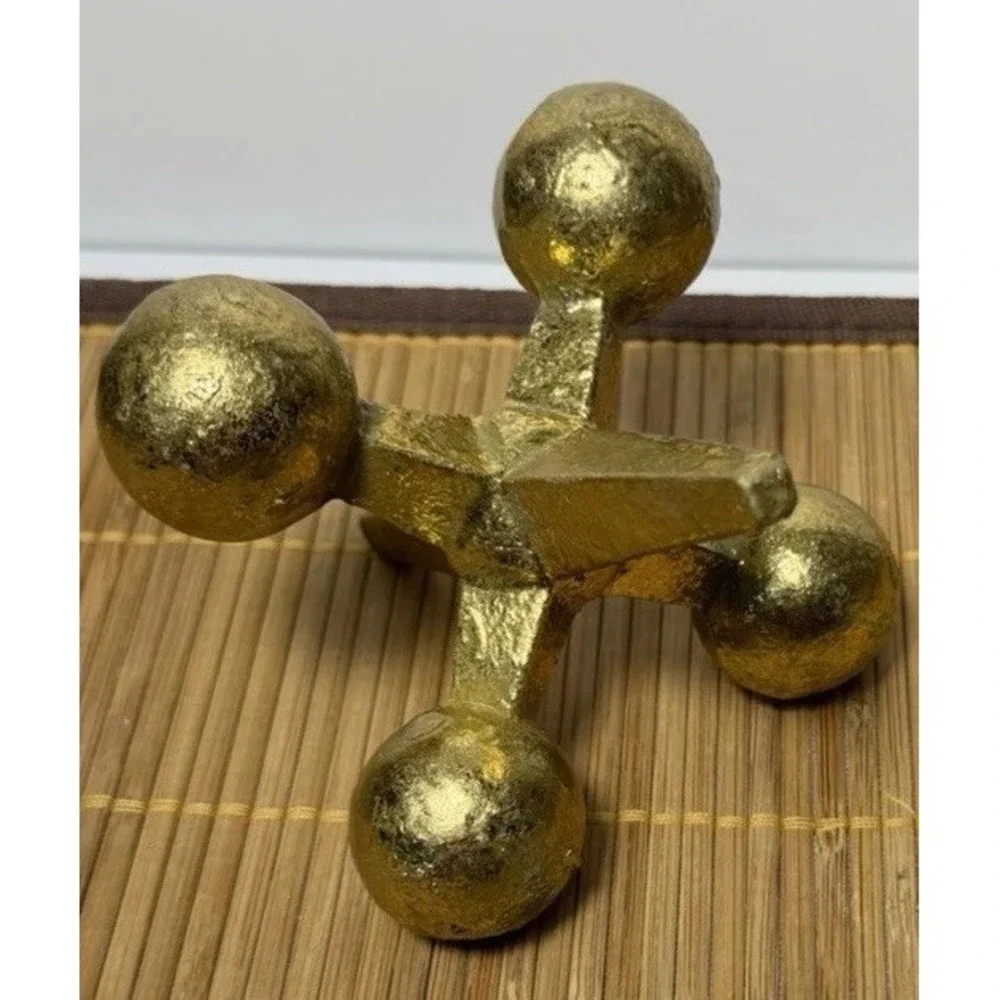Gold Finish Jacks Jax Rustic Farmhouse Home Decor Paperweight